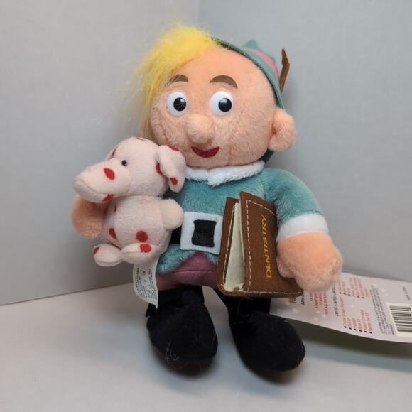 Lot of 4 Stuffins Rudolph Island Misfit Toys 1999 CVS Plush Ornament With Tags - Picture 5 of 16